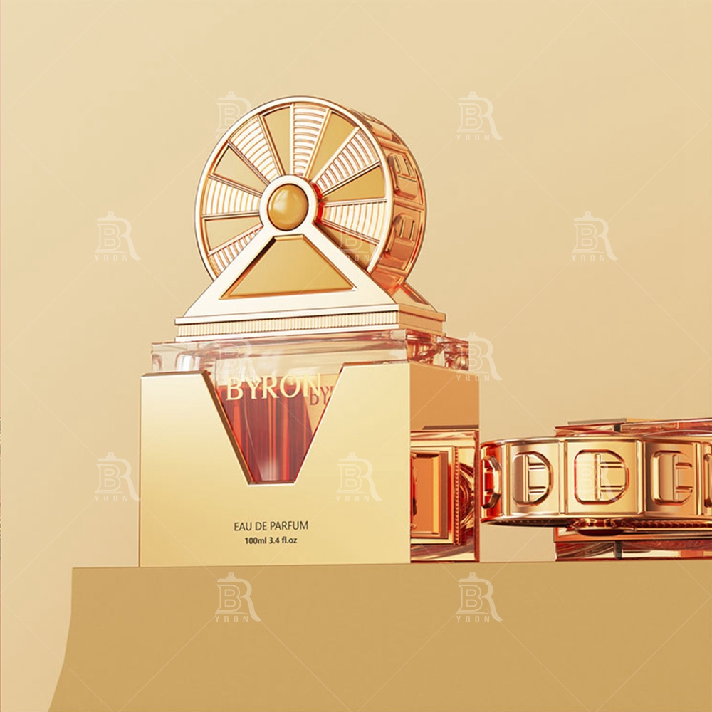 Byron 100ml Red Ferris Wheel Perfume Bottle &ndash; Carnival-Themed Luxury Scent Vessel