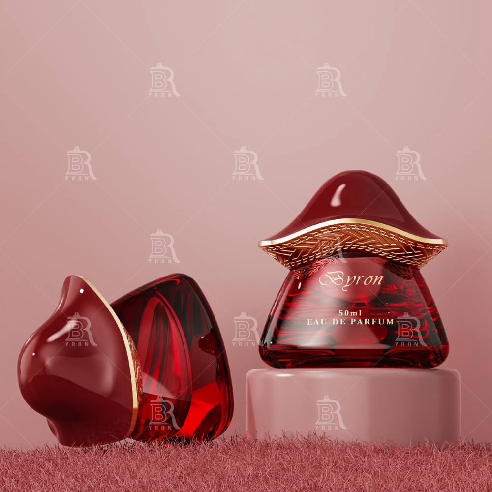 Byron 100ml Mushroom Cap Perfume Bottle &ndash; Whimsical Forest Fantasy Scent Container