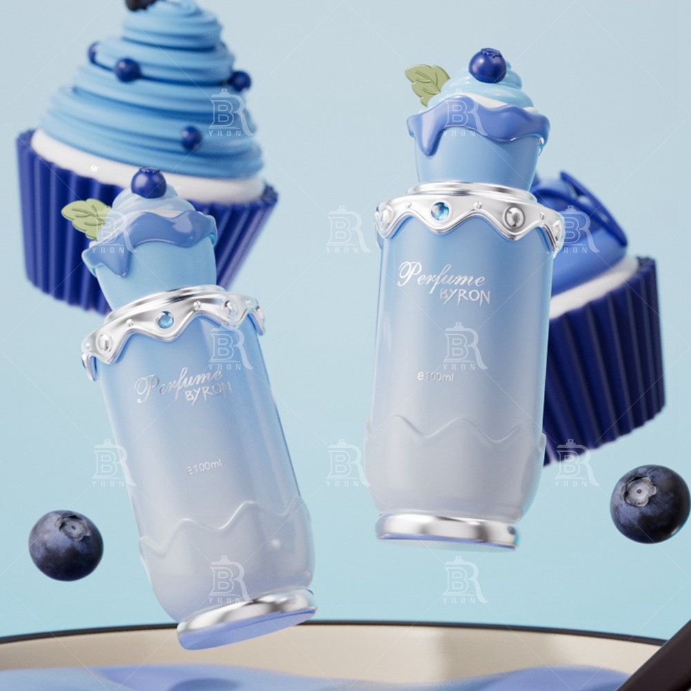 Byron 100ml Strawberry Cupcake Perfume Bottle &ndash; Sweet Dessert Themed Luxury Scent