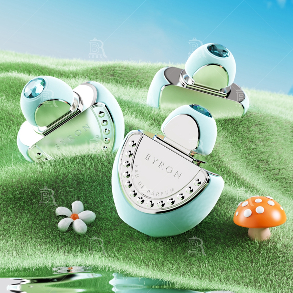 Byron 100ml Golden Mushroom Perfume Bottles &ndash; Whimsical Forest Fantasy Scent Collection