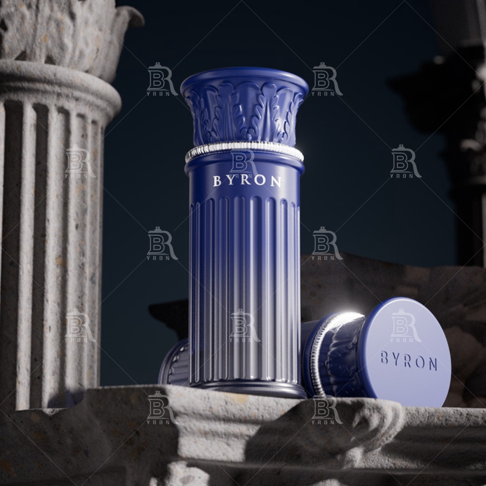 Byron 100ml Roman Column Perfume Bottle &ndash; Classical Architecture Inspired Fragrance