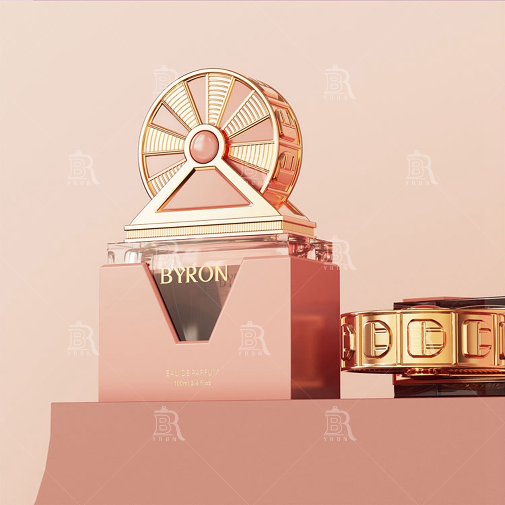 Byron 100ml Red Ferris Wheel Perfume Bottle &ndash; Carnival-Themed Luxury Scent Vessel