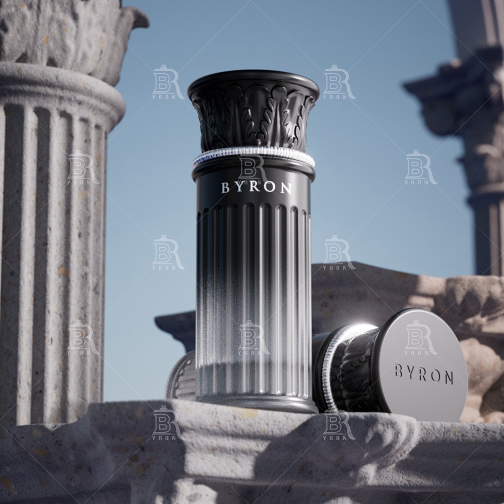 Byron 100ml Roman Column Perfume Bottle &ndash; Classical Architecture Inspired Fragrance