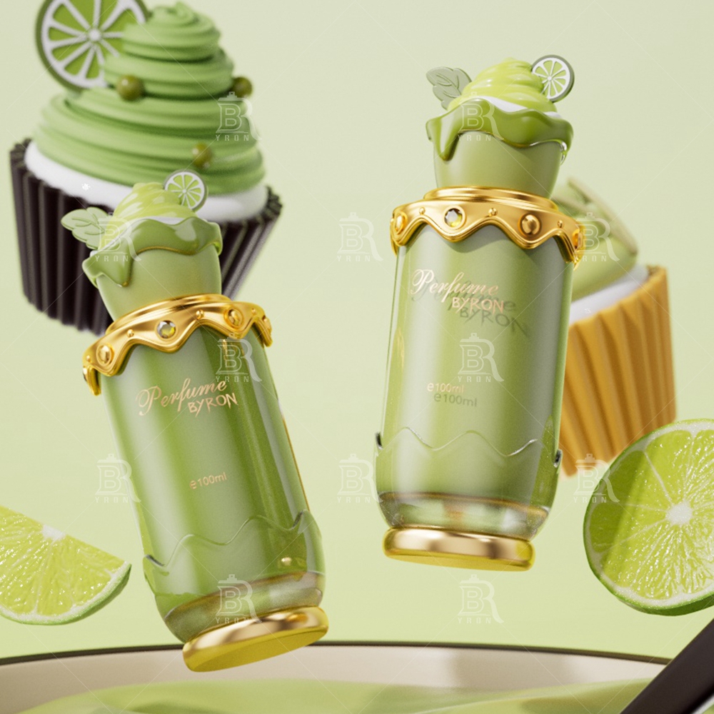 Byron 100ml Strawberry Cupcake Perfume Bottle &ndash; Sweet Dessert Themed Luxury Scent