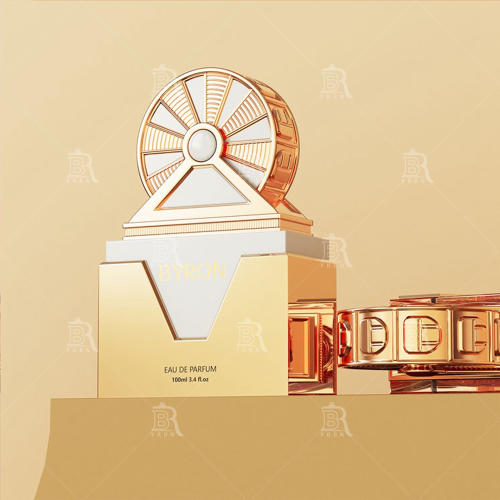 Byron 100ml Red Ferris Wheel Perfume Bottle &ndash; Carnival-Themed Luxury Scent Vessel