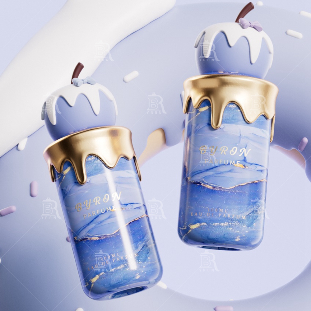 Byron 100ml Blue Drip Ice Cream Perfume Bottle &ndash; Playful Gourmet Inspired Fragrance