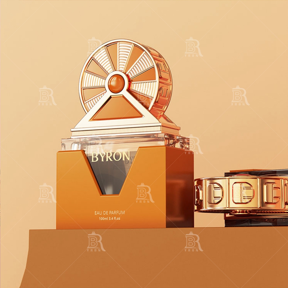 Byron 100ml Red Ferris Wheel Perfume Bottle &ndash; Carnival-Themed Luxury Scent Vessel