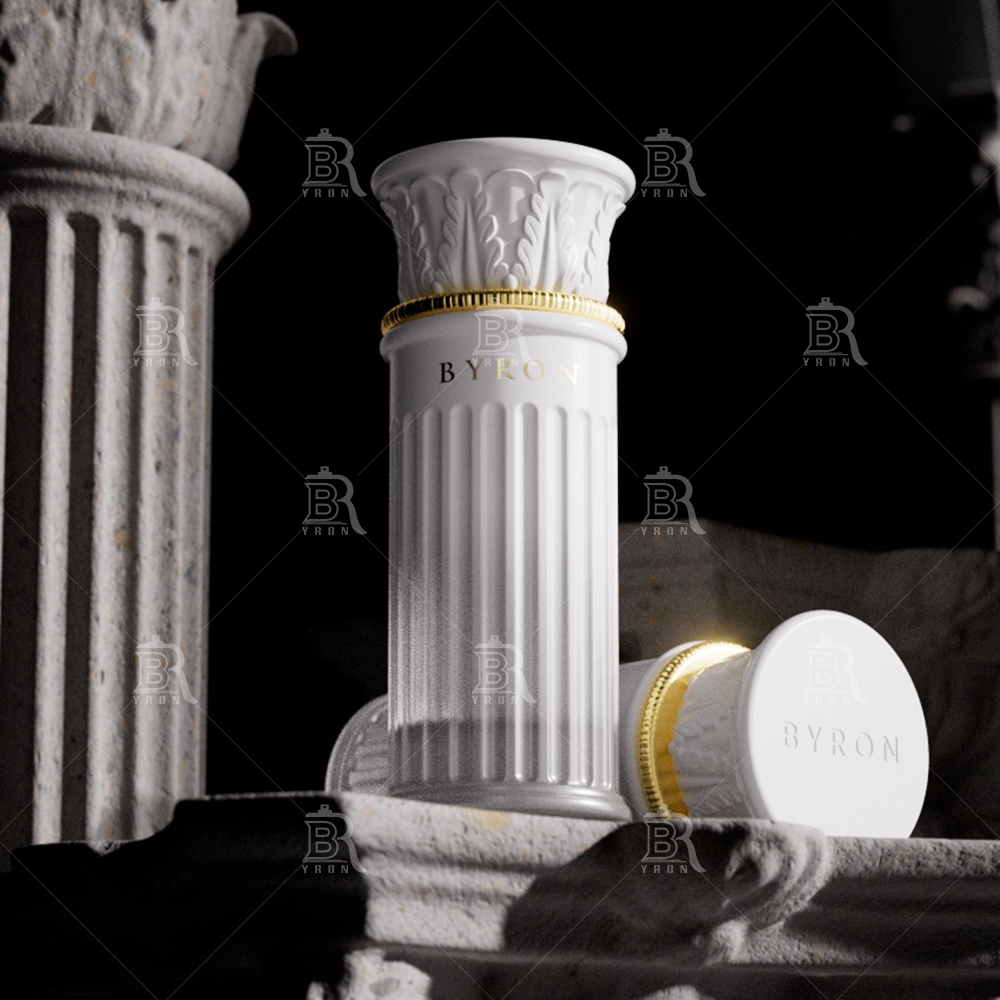 Byron 100ml Roman Column Perfume Bottle &ndash; Classical Architecture Inspired Fragrance