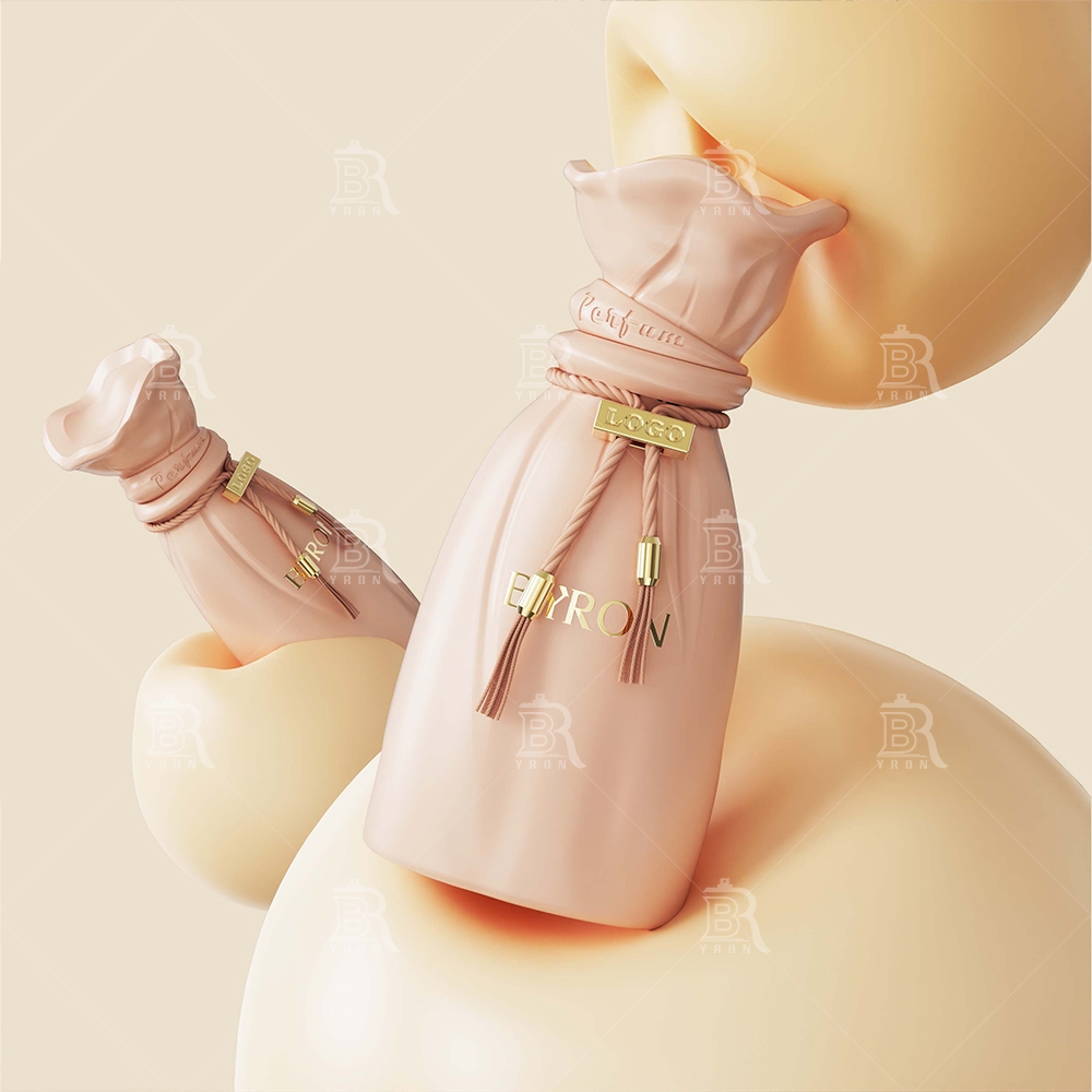 100ml Perfume Bottle Packaging_BYRON Pouch Shape_Velvet Bottle_Tassel Ornament