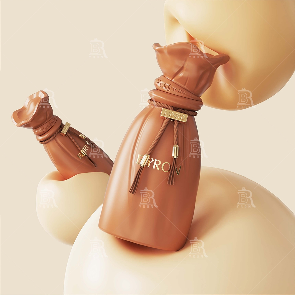 100ml Perfume Bottle Packaging_BYRON Pouch Shape_Velvet Bottle_Tassel Ornament