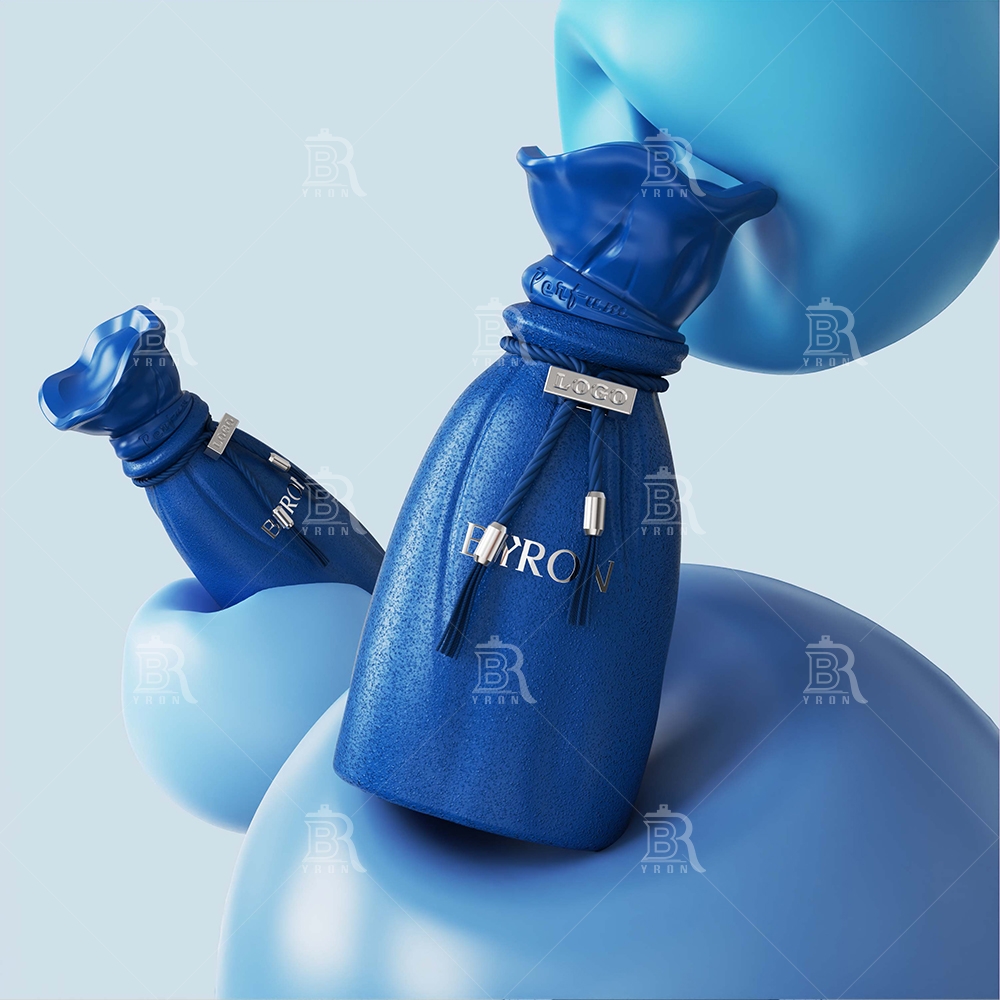 100ml Perfume Bottle Packaging_BYRON Pouch Shape_Velvet Bottle_Tassel Ornament