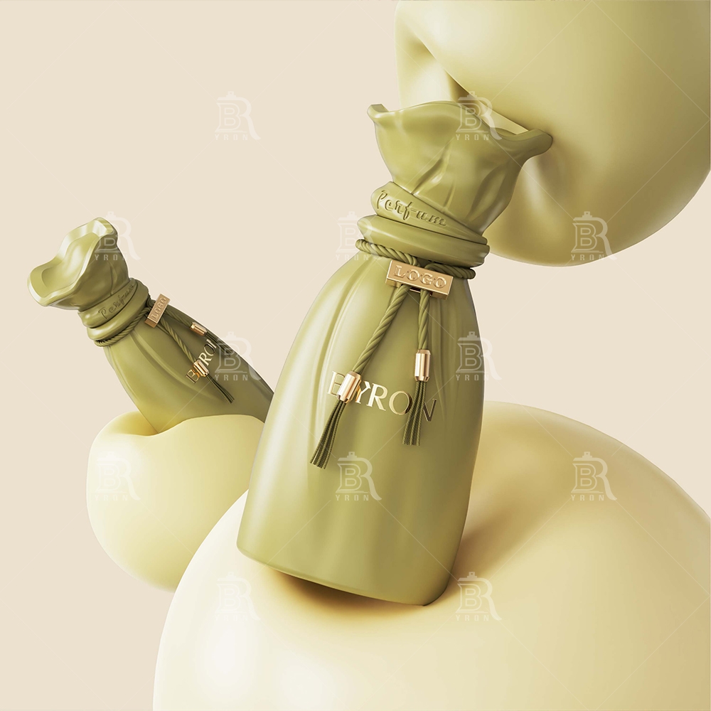 100ml Perfume Bottle Packaging_BYRON Pouch Shape_Velvet Bottle_Tassel Ornament