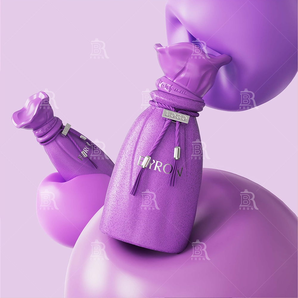 100ml Perfume Bottle Packaging_BYRON Pouch Shape_Velvet Bottle_Tassel Ornament