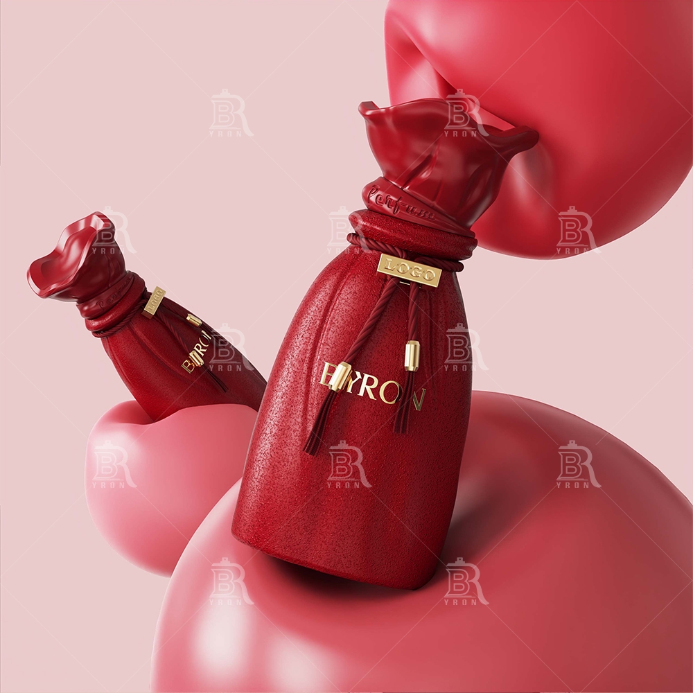 100ml Perfume Bottle Packaging_BYRON Pouch Shape_Velvet Bottle_Tassel Ornament